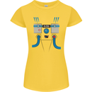 Astronaut Fancy Dress Costume Womens Petite Cut T-Shirt Yellow