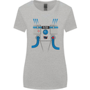 Astronaut Fancy Dress Costume Womens Wider Cut T-Shirt Sports Grey