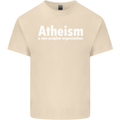 Atheism a Non Profit Organisation Atheist Mens Cotton T-Shirt Tee Top Natural