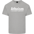 Atheism a Non Profit Organisation Atheist Mens Cotton T-Shirt Tee Top Sports Grey