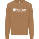 Atheism a Non Profit Organisation Atheist Mens Sweatshirt Jumper Caramel Latte