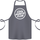 Auntie's Day Member of Cool Aunts Club Cotton Apron 100% Organic Steel