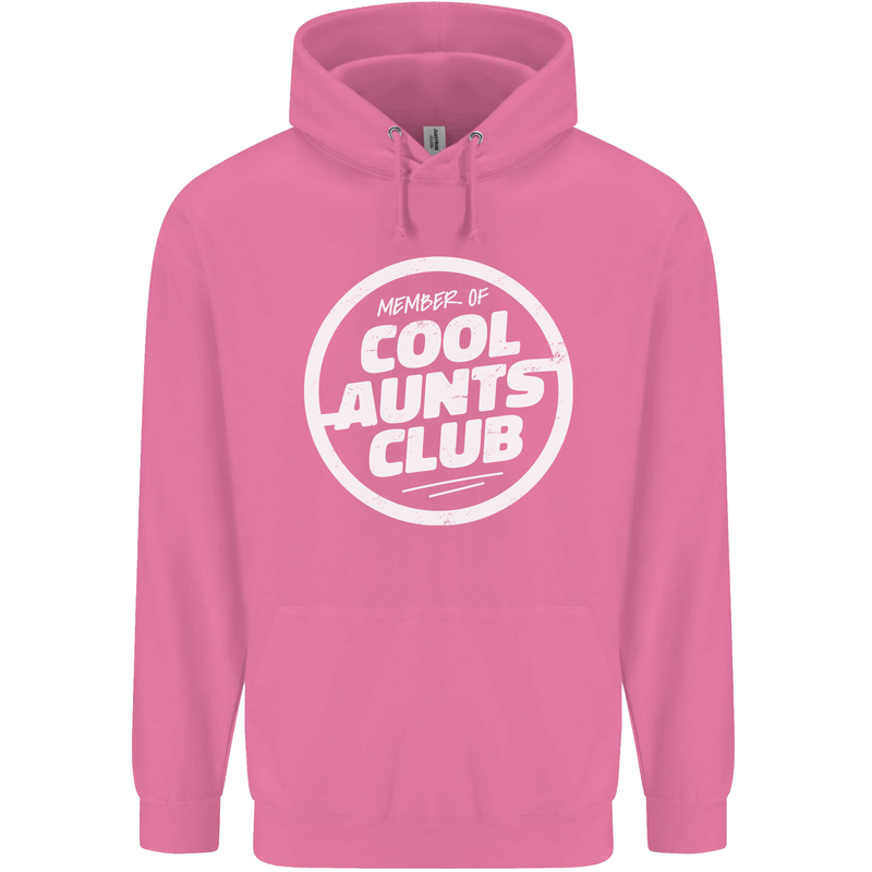 Auntie's Day Member of Cool Aunts Club Mens 80% Cotton Hoodie Azelea