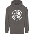 Auntie's Day Member of Cool Aunts Club Mens 80% Cotton Hoodie Charcoal