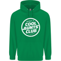 Auntie's Day Member of Cool Aunts Club Mens 80% Cotton Hoodie Irish Green