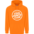Auntie's Day Member of Cool Aunts Club Mens 80% Cotton Hoodie Orange