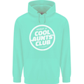 Auntie's Day Member of Cool Aunts Club Mens 80% Cotton Hoodie Peppermint