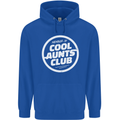 Auntie's Day Member of Cool Aunts Club Mens 80% Cotton Hoodie Royal Blue
