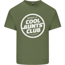 Auntie's Day Member of Cool Aunts Club Mens Cotton T-Shirt Tee Top Military Green