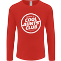 Auntie's Day Member of Cool Aunts Club Mens Long Sleeve T-Shirt Red