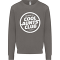 Auntie's Day Member of Cool Aunts Club Mens Sweatshirt Jumper Charcoal