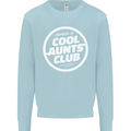 Auntie's Day Member of Cool Aunts Club Mens Sweatshirt Jumper Light Blue