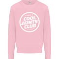 Auntie's Day Member of Cool Aunts Club Mens Sweatshirt Jumper Light Pink