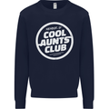 Auntie's Day Member of Cool Aunts Club Mens Sweatshirt Jumper Navy Blue
