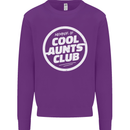 Auntie's Day Member of Cool Aunts Club Mens Sweatshirt Jumper Purple