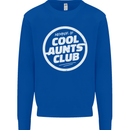 Auntie's Day Member of Cool Aunts Club Mens Sweatshirt Jumper Royal Blue