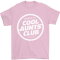 Auntie's Day Member of Cool Aunts Club Mens T-Shirt Cotton Gildan Light Pink