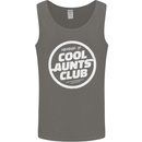 Auntie's Day Member of Cool Aunts Club Mens Vest Tank Top Charcoal