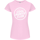 Auntie's Day Member of Cool Aunts Club Womens Petite Cut T-Shirt Light Pink