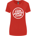 Auntie's Day Member of Cool Aunts Club Womens Wider Cut T-Shirt Red