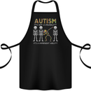 Autism A Different Ability Autistic ASD Cotton Apron 100% Organic Black