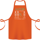 Autism A Different Ability Autistic ASD Cotton Apron 100% Organic Orange