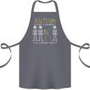 Autism A Different Ability Autistic ASD Cotton Apron 100% Organic Steel