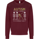 Autism A Different Ability Autistic ASD Kids Sweatshirt Jumper Maroon