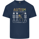Autism A Different Ability Autistic ASD Kids T-Shirt Childrens Navy Blue