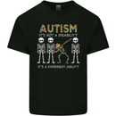 Autism A Different Ability Autistic ASD Mens Cotton T-Shirt Tee Top Black