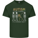 Autism A Different Ability Autistic ASD Mens Cotton T-Shirt Tee Top Forest Green