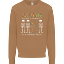 Autism A Different Ability Autistic ASD Mens Sweatshirt Jumper Caramel Latte