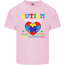 Autism Awareness Autistic Love Accept ASD Kids T-Shirt Childrens Light Pink