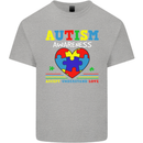 Autism Awareness Autistic Love Accept ASD Kids T-Shirt Childrens Sports Grey