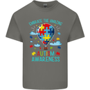 Autism Awareness Embrace Amazing Autistic Kids T-Shirt Childrens Charcoal