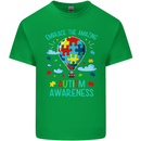 Autism Awareness Embrace Amazing Autistic Kids T-Shirt Childrens Irish Green