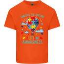 Autism Awareness Embrace Amazing Autistic Kids T-Shirt Childrens Orange