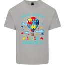 Autism Awareness Embrace Amazing Autistic Kids T-Shirt Childrens Sports Grey