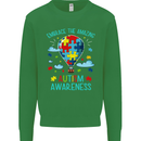 Autism Awareness Embrace Amazing Autistic Mens Sweatshirt Jumper Irish Green