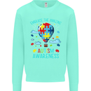 Autism Awareness Embrace Amazing Autistic Mens Sweatshirt Jumper Peppermint