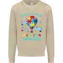 Autism Awareness Embrace Amazing Autistic Mens Sweatshirt Jumper Sand