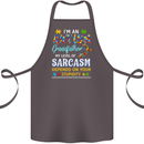 Autism Grandfathers Day Autistic ASD Cotton Apron 100% Organic Dark Grey