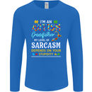 Autism Grandfathers Day Autistic ASD Mens Long Sleeve T-Shirt Royal Blue