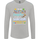 Autism Grandfathers Day Autistic ASD Mens Long Sleeve T-Shirt Sports Grey