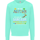Autism Grandfathers Day Autistic ASD Mens Sweatshirt Jumper Peppermint