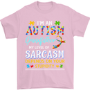 Autism Grandfathers Day Autistic ASD Mens T-Shirt Cotton Gildan Light Pink