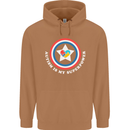 Autism Is My Superpower Autistic Mens 80% Cotton Hoodie Caramel Latte