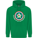 Autism Is My Superpower Autistic Mens 80% Cotton Hoodie Irish Green
