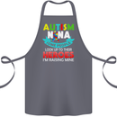Autism Nana Grandparents Autistic ASD Cotton Apron 100% Organic Steel