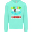 Autism Nana Grandparents Autistic ASD Mens Sweatshirt Jumper Peppermint